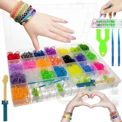 Loom Bands Kit – 4400 stk i 22 farver