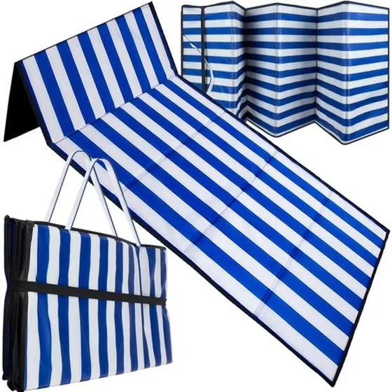 Strandmåtte 190x66cm - Tyk, vandtæt og varmeisolerende