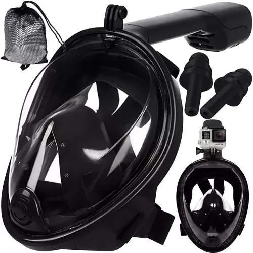 Cyklop S/M Snorkelmaske 180° Syn, Anti-Fog, Komfortabel