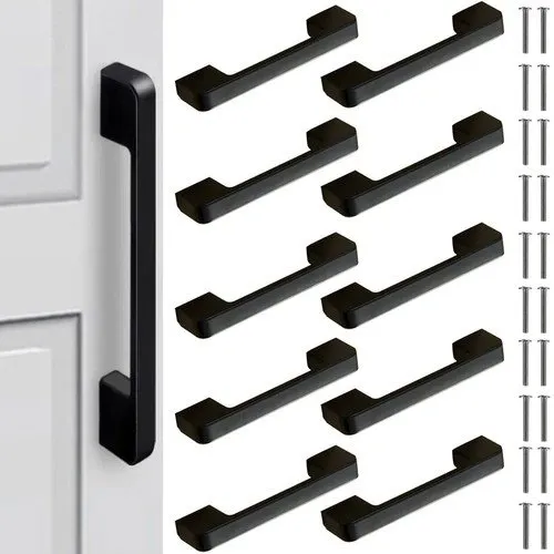 Häfele Møbelhåndtag i Aluminium, 10-Pak, Mat Sort