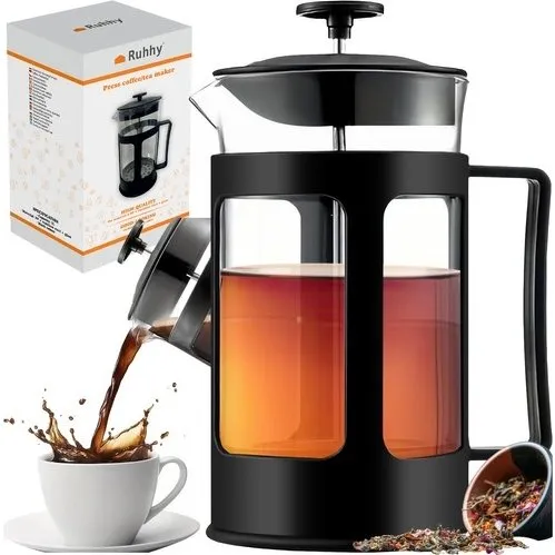 Bodum 1L Stempelkande – Elegant Kaffepresse & Tepresse i Gennemsigtigt Glas