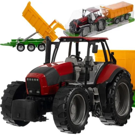 Bambu Børnetraktor med Driv og Anhænger