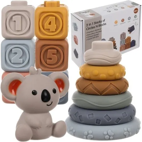 Bamboo Kids Sensoriske Bløde Klodser – 24 stk