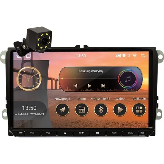 BLOW CP02 2DIN 9" Android 13 Bilradio, Sort