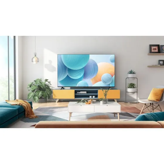TCL 65P69K 65" 4K UHD Google TV, børstet metal, sort