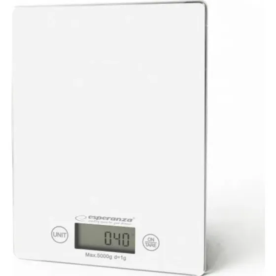 Esperanza EKS002W Køkkenvægt, 5kg, Hvid