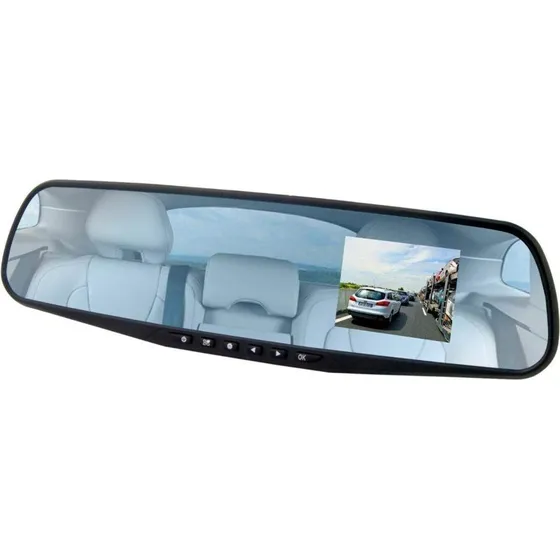 Esperanza XDR103 Bakspejl med kamera, 2,4" LCD, 1080p, sort