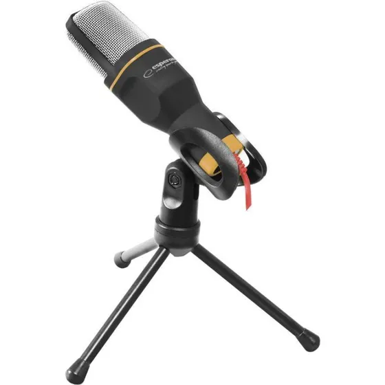 Esperanza EH182 Studio Pro Mikrofon med Stativ, 3,5 mm