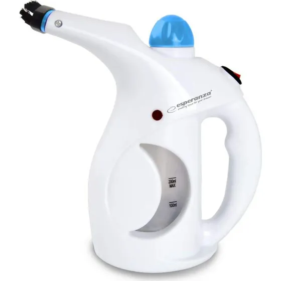 Esperanza Tweed Håndholdt Stofdamper 800W, 200ml, Blå Hvid