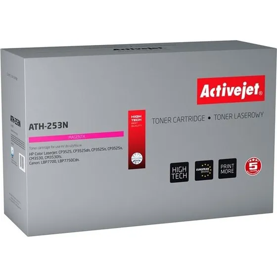 ActiveJet ATH-253N Magenta, kompatibel med HP 504A og Canon CRG-723M