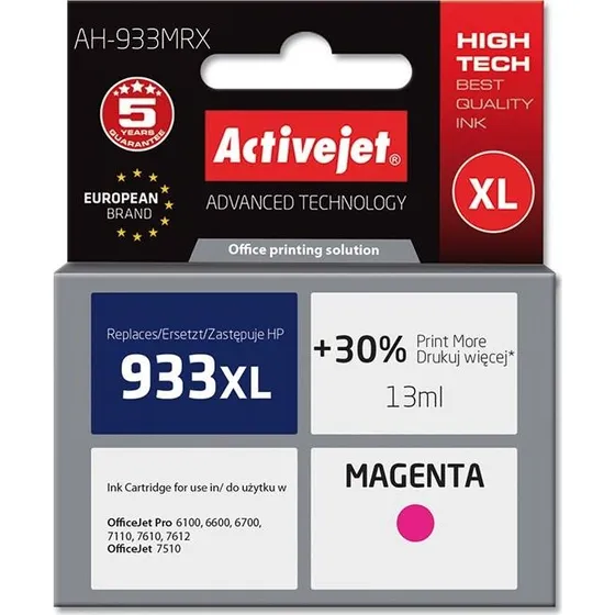 ActiveJet Premium HP 933XL Magenta, 13 ml