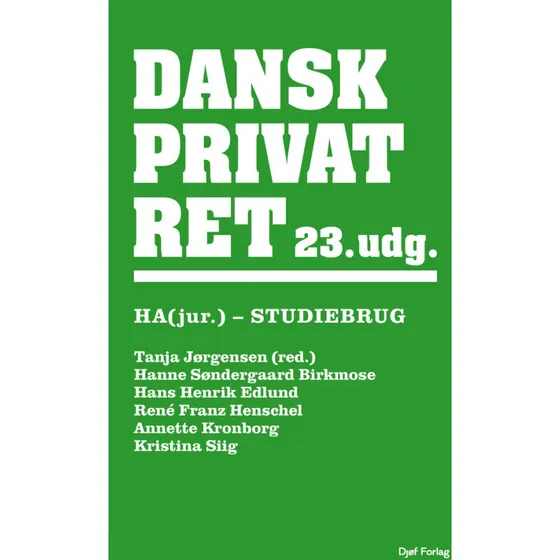Dansk Privatret HA (5. udgave)