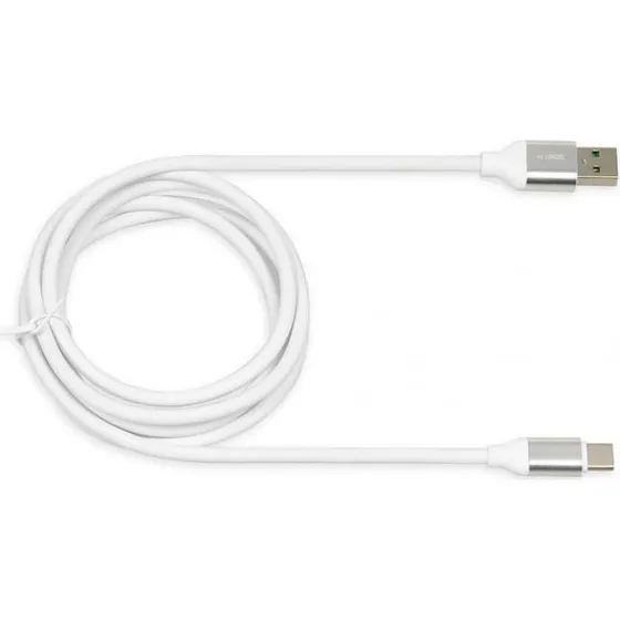 iBox USB-C kabel 1,5 m hvid (USB A til USB-C)
