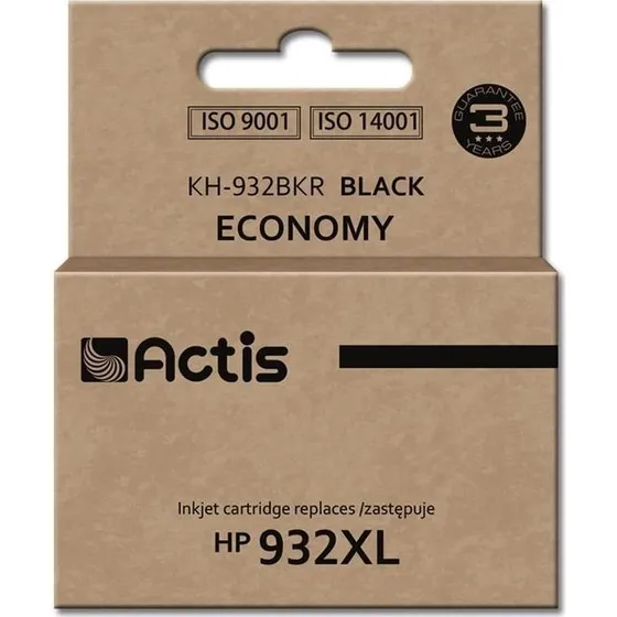 Actis KH-932BKR XL sort blækpatron, 30 ml, kompatibel til HP 932XL