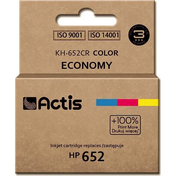 Actis KH-652CR Farveblækpatron, 15 ml, kompatibel til HP 652