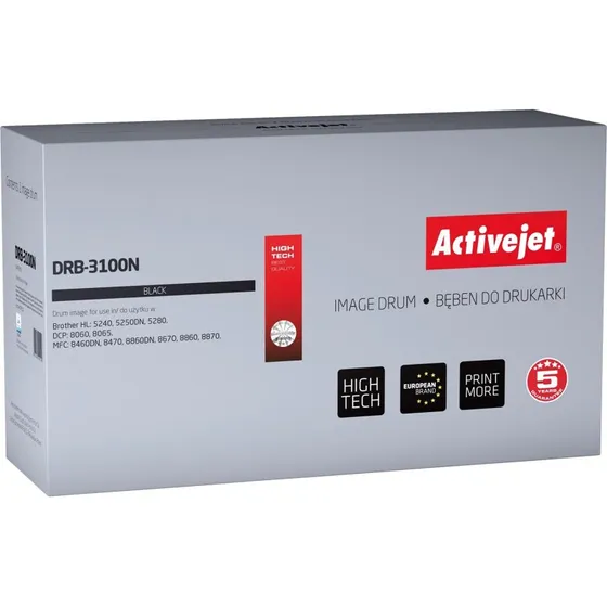 ActiveJet DRB-3100N Billedtromle, sort, 25.000 sider