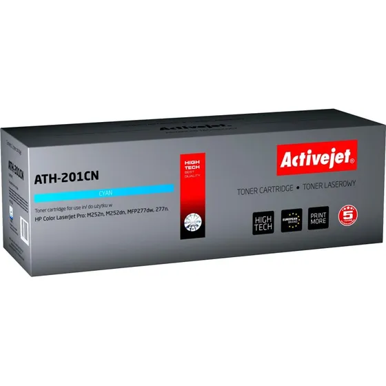 ActiveJet ATH-201CN Cyan Toner til HP 201A (CF401A), 1.400 sider