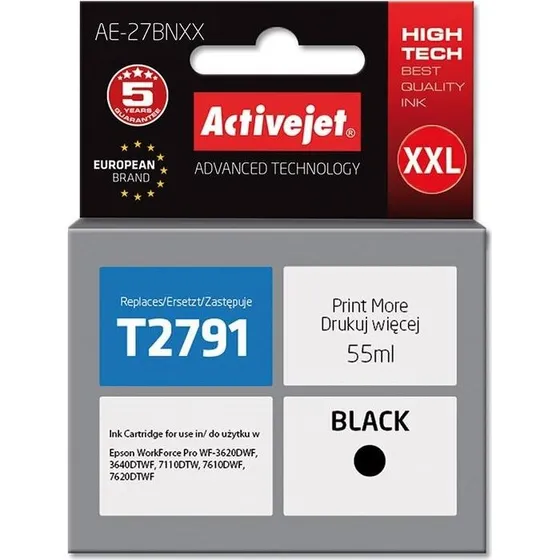 ActiveJet Supreme T2791 XXL, sort, 55 ml