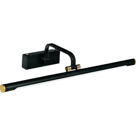 Activejet FADO LED Væglampe Sort/Guld, 560 mm, IP44