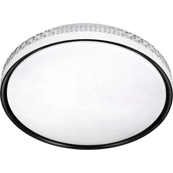 Activejet LUNA LED Loftplafond 23 W, rund, sort/hvid