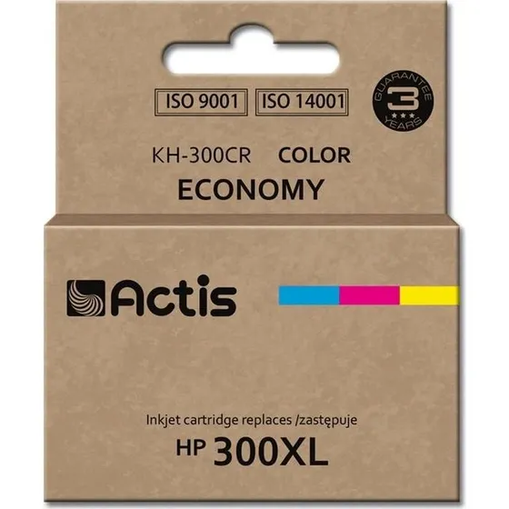 Actis KH-300CR Farveblækpatron, 21 ml, kompatibel til HP 300XL