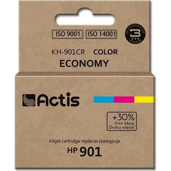 Actis KH-901CR Farveblækpatron, 18 ml, kompatibel med HP 901XL