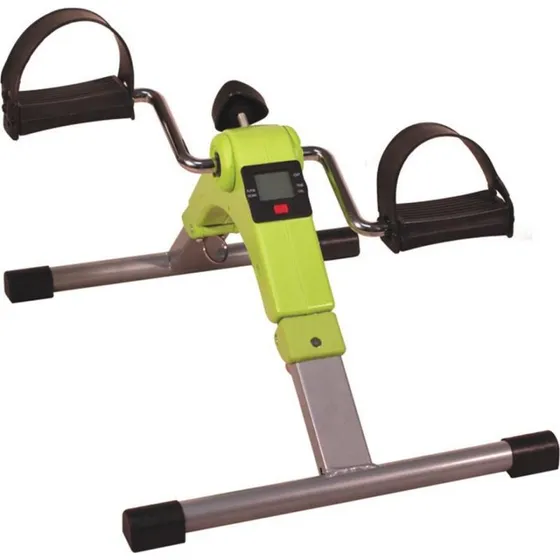 ANTAR AT51110 Træningspedal med Tæller, Grøn/Grå, Foldbar, 2,4 kg