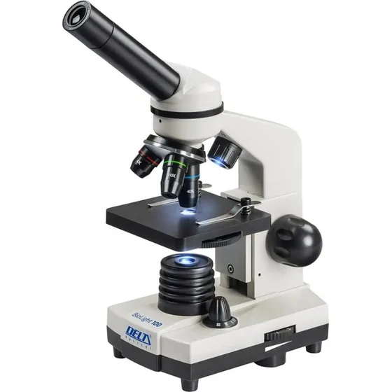 Delta Optical Biolight 100 Mikroskop, LED, WF20x, Hvid