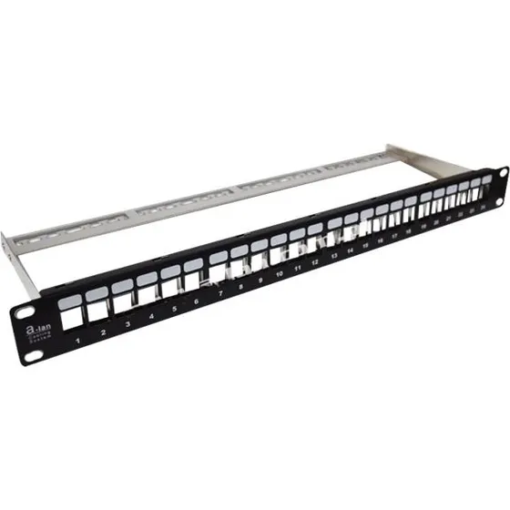 Alantec 1U 19" Patch Panel 24 Porte