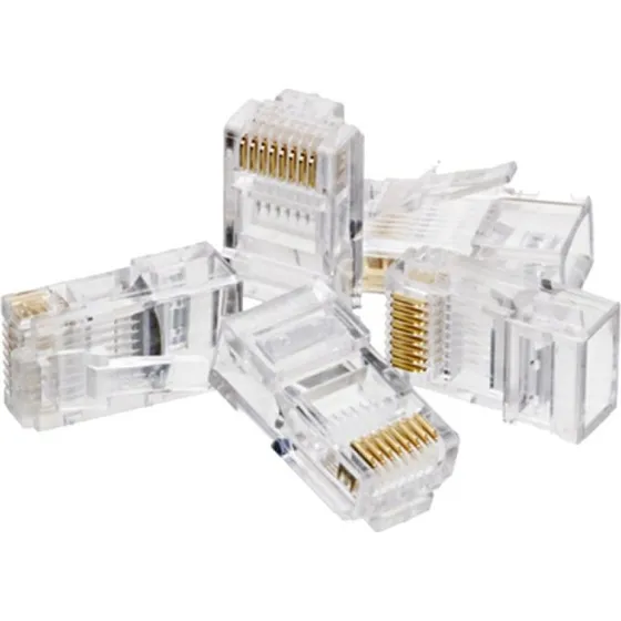 A-LAN RJ45 Cat5e Transparent Netværksstik