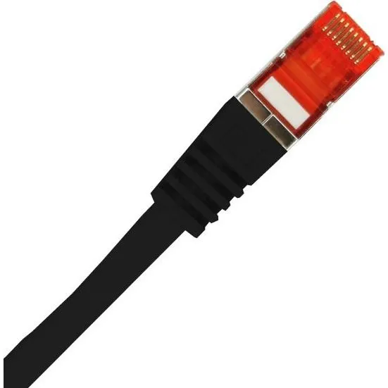 Alantec Cat6 F/UTP 1m Sort Netværkskabel