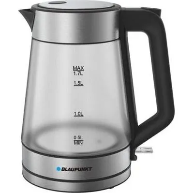 Blaupunkt EKG401 Elkedel 1,7 L, Glas/Rustfrit Stål, 2200W