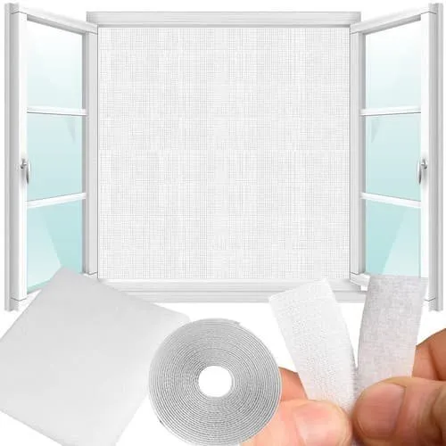Insektfrit Myggenet 130x160cm med Velcro – Hvid