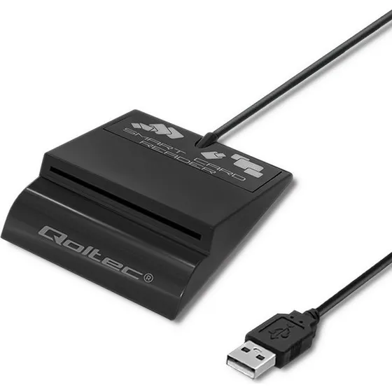 Qoltec SCR-0636 Smartkortlæser USB-C