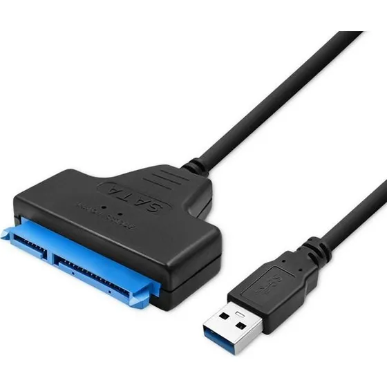 Qoltec USB 3.0 til SATA 2,5" Adapter, sort
