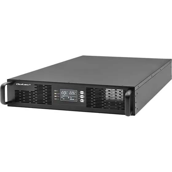 Qoltec UPS 2000W 2000VA Rack - Sort