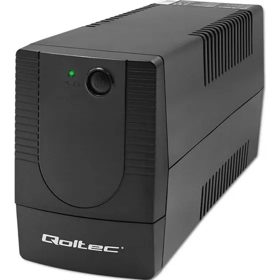 Qoltec UPS 1 kVA / 600 W, 1 AC-udtag, Line-Interactive
