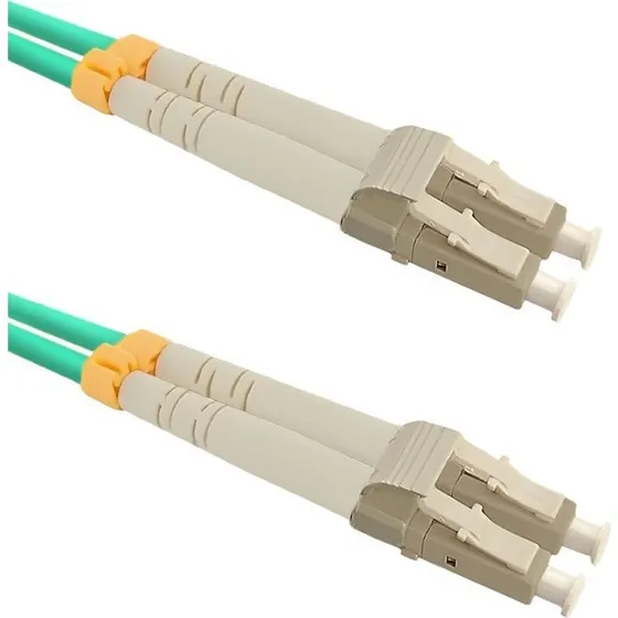 Qoltec Patchkabel Fiberoptik OM3 1m Turkis