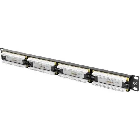 Lanberg PPU6-1024-B 1U 24-port sort patchpanel