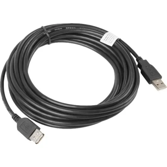 Lanberg USB forlængerkabel 5 m sort
