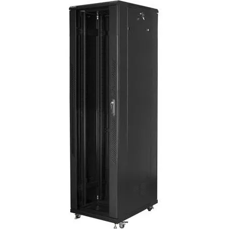 Lanberg 37U gulvstående serverrack 800×800 mm, sort
