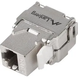 Lanberg KSFA-2000 Sølv - Modular indlæg CAT6a FTP