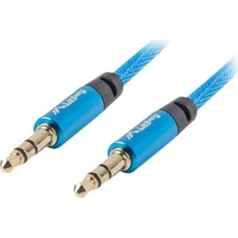 Lanberg Premium Audiokabel 3m blå
