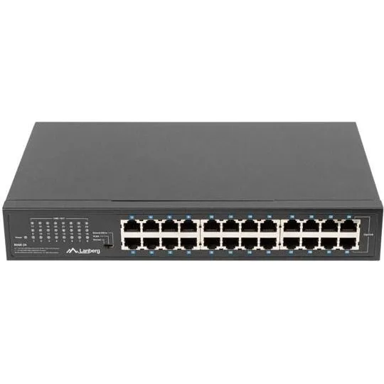 Lanberg RSGE-24 24-port Gigabit Switch, rackmonterbar