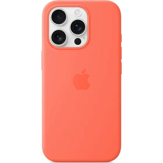 Apple iPhone 16 Pro Silikonecover med MagSafe – Tangerine