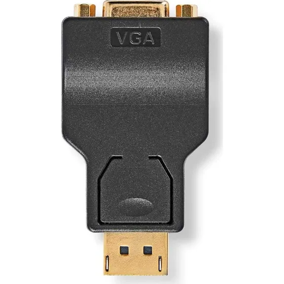 Nedis DisplayPort til VGA adapter, antracit, 1080p