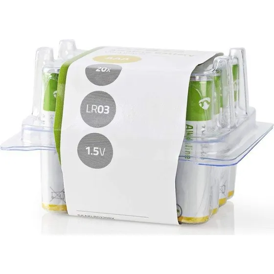 Nedis BAAKLR0320BX 20 x AAA Alkaline-batterier
