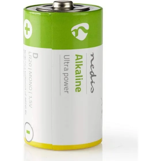 Nedis BAAKLR202BL D-batterier 2 x 1,5 V alkaline