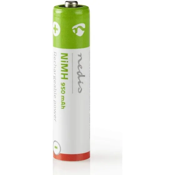 Nedis Genopladelige AAA NiMH Batterier 950 mAh | 4-Pack