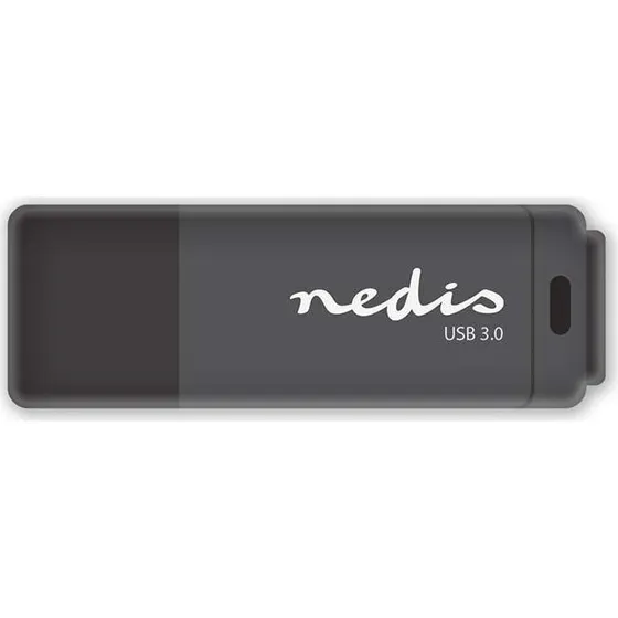 Nedis Flash Drev 128 GB USB Type-A, 80 MB/s læs, svart